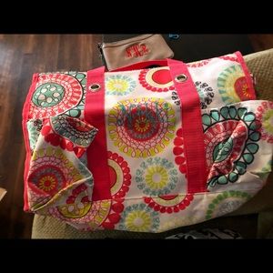 Fun zipper tote bag